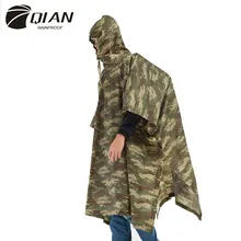 Raincoats Rain-Poncho-Backpack Cycling Impermeable Travel Climbing Hiking QIAN Camouflage