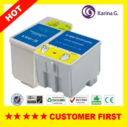 2x струйных картриджей T051 t052 для Epson Стилусы Цвет 850ne Цвет 860 Цвет 1160 Принтер Чернилами