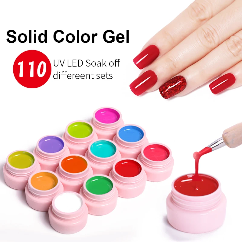 

UR SUGAR 5ml Soak Off UV Gel Polish Red Pink Series Semi Permanent Nail Art Gel Polish LED Long Lasting Gel Polish Gel Lacquer