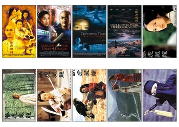 

10 pcs/lot Crouching Tiger Hidden Dragon Movie Poster Souvenir Card Sticker DIY Decoration Planner Stickers Pack Bomb 1039