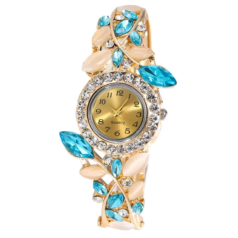 Женские круглые часы с бриллиантовым браслетом, аналоговые кварцевые наручные часы с механизмом, женские часы из нержавеющей стали, подарок, женские повседневные часы