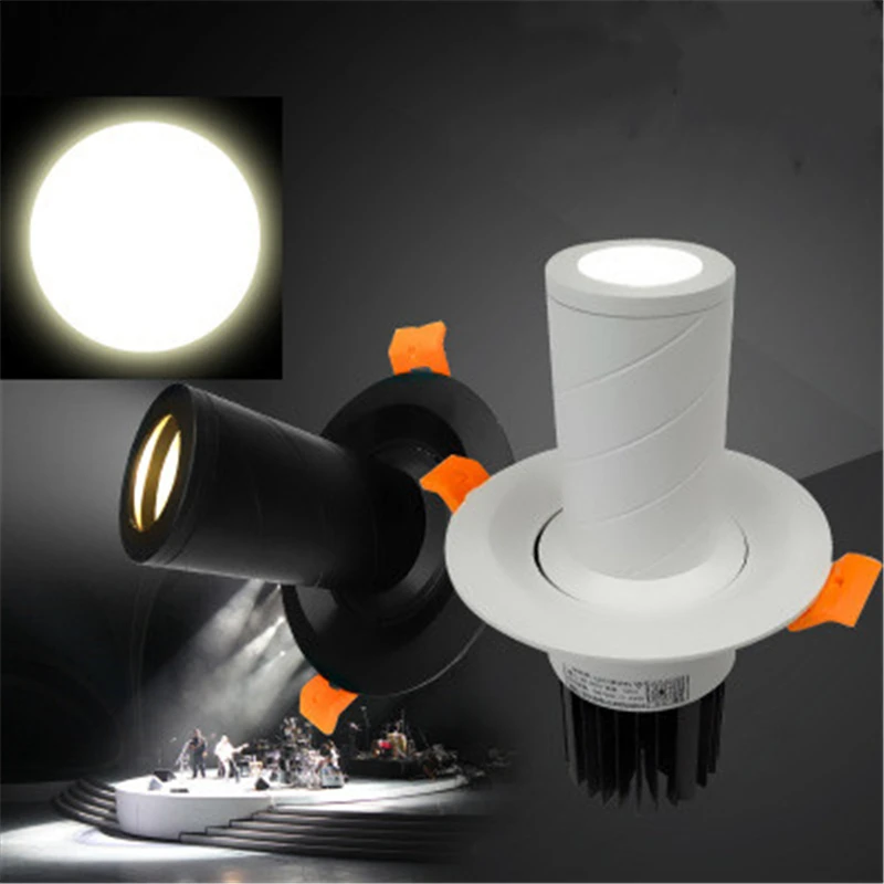 

20X DHL Led Spotlight 3W/5W/7W/10W/12W AC5-265V Bar KTV Bar Round LED Ceiling Light Indoor Lighting