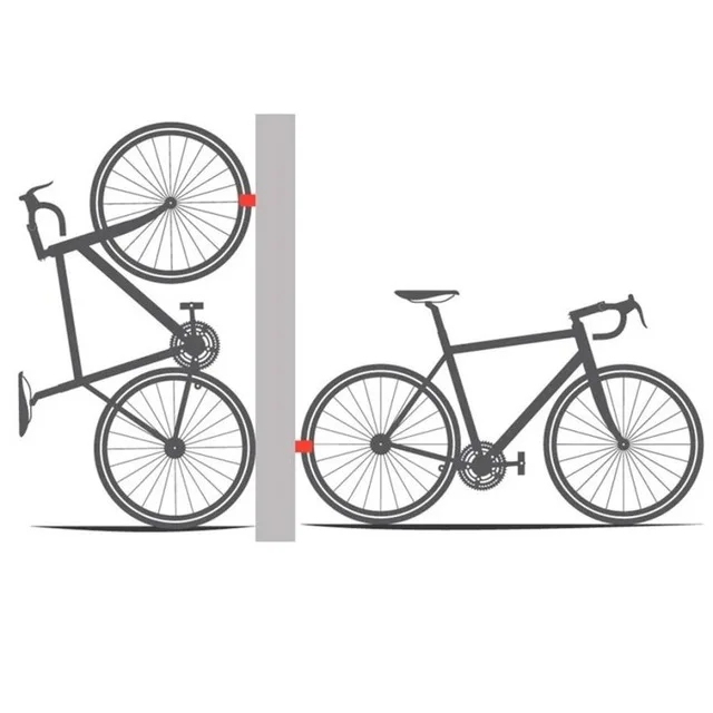 

1 PC Portable Road Bike Wall Parking Buckle Beautiful Parking Frame 700Cx23C-28C 1.75-2.3 Bicycle Wheel Clamp Parking Frame