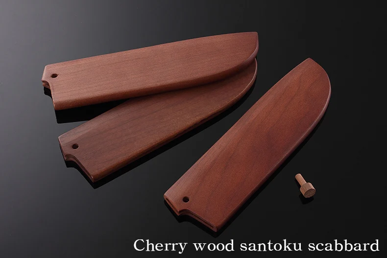 Нож шеф-повара, японский нож, защитный набор ножей, деревянный держатель для лезвий, деревянные ножны, кухонный нож, оболочка