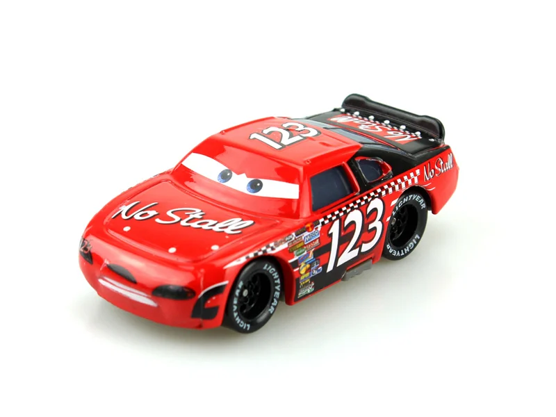 24 стилей disney Pixar Cars мак грузовик+ маленький автомобиль Маккуин Джексон Storm 1:55 литой металлический сплав автомобиль игрушки подарок для детей