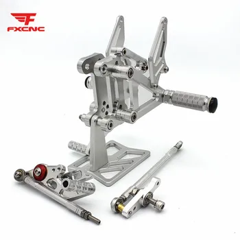

For MV Agusta F3 675 EAS Brutale 2012 - 2015 Aluminum CNC Adjustable Motorcycle Rider Rear Sets Rearset Footrest Foot Pegs 2013