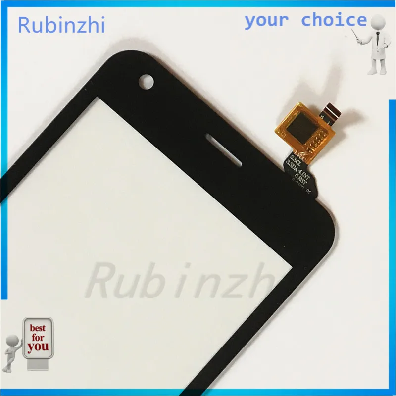 RUBINZHI телефон сенсорный дисплей+ ЖК для Fly FS454 nimbus 8 FS 454 сенсор сенсорный экран стекло ЖК-дисплей дигитайзер Замена