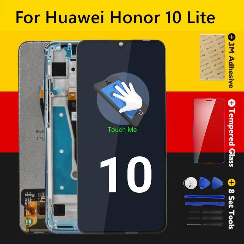 

Original Screen Huawei Honor 10 Lite LCD Display+ Frame 10 Touch For Huawei P Smart 2019 LCD Digitizer Replacement Spare Parts