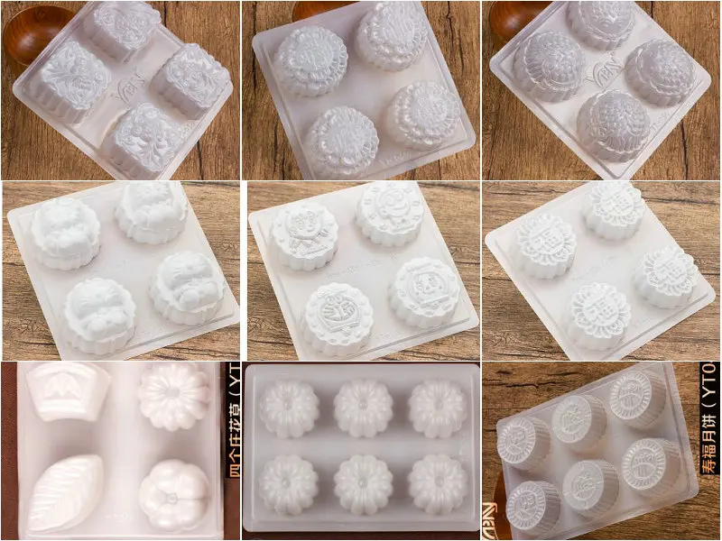 

1 pcs pp moon cake mold chocolate Mould Pastry jelly diy