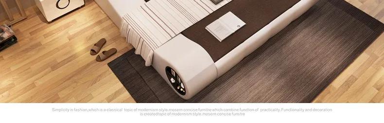 Современная спальня muebles гамак мягкая натуральная кожа кровать C1360