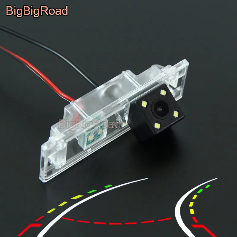 

BigBigRoad Car Intelligent Dynamic Trajectory Tracks Rear View CCD Camera For BMW Mini Cooper R55 R57 R60 R61 Z4 E85 E86 E89