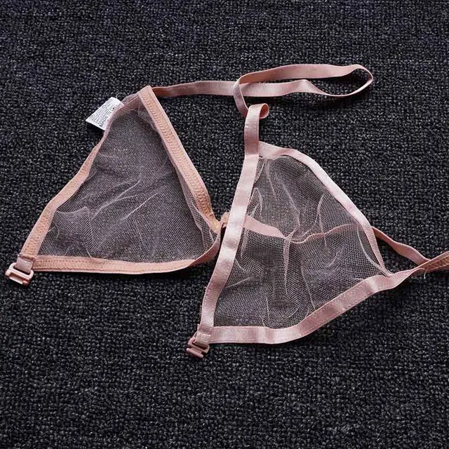 Cheap Senza Fretta נשים Sheer משולש Bralette חזייה יבול למעלה Bustier ללא ריפוד רשת הלבשה תחתונה הלטר קדמי קליפ Brasseire חזייה NYB1507 Cheap Senza Fretta נשים Sheer משולש Bralette חזייה יבול למעלה Bustier ללא ריפוד רשת הלבשה תחתונה הלטר קדמי קליפ Brasseire חזייה NYB1507