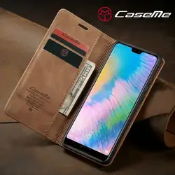 Чехол CaseMe для huawei P20 Pro Флип кожаный чехол-портмоне держатель для телефона Coque Новая обложка для книги для huawei P20pro Магнитный чехол