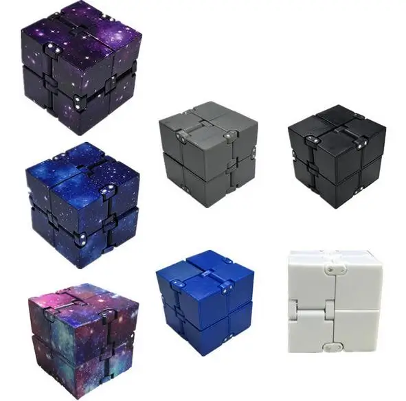 Бесконечность Cube Mini Непоседа игрушки палец EDC беспокойство стресса Magic Cube блоки Для Детей Забавные игрушки лучший подарок