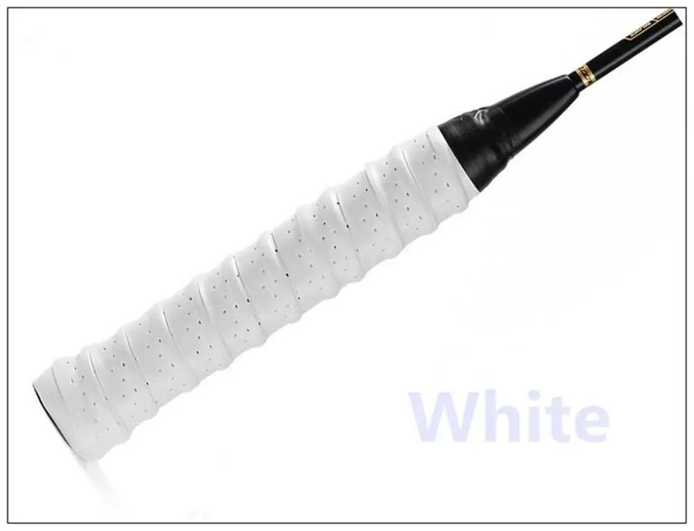 Ручка для бадминтонной ракетки Overgrip Сквош теннисная повязка от пота Мужская теннисная лента для обмотки ручек спортивная повязка для головы захват ленты Теннисный браслет - Цвет: Белый