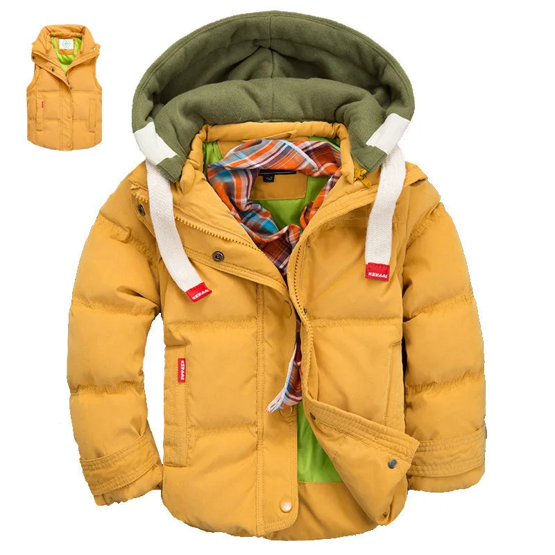 2018 зимние детские куртки, пуховое пальто для мальчиков и девочек 2-10 лет, детская верхняя одежда, пальто, одежда с длинными рукавами для