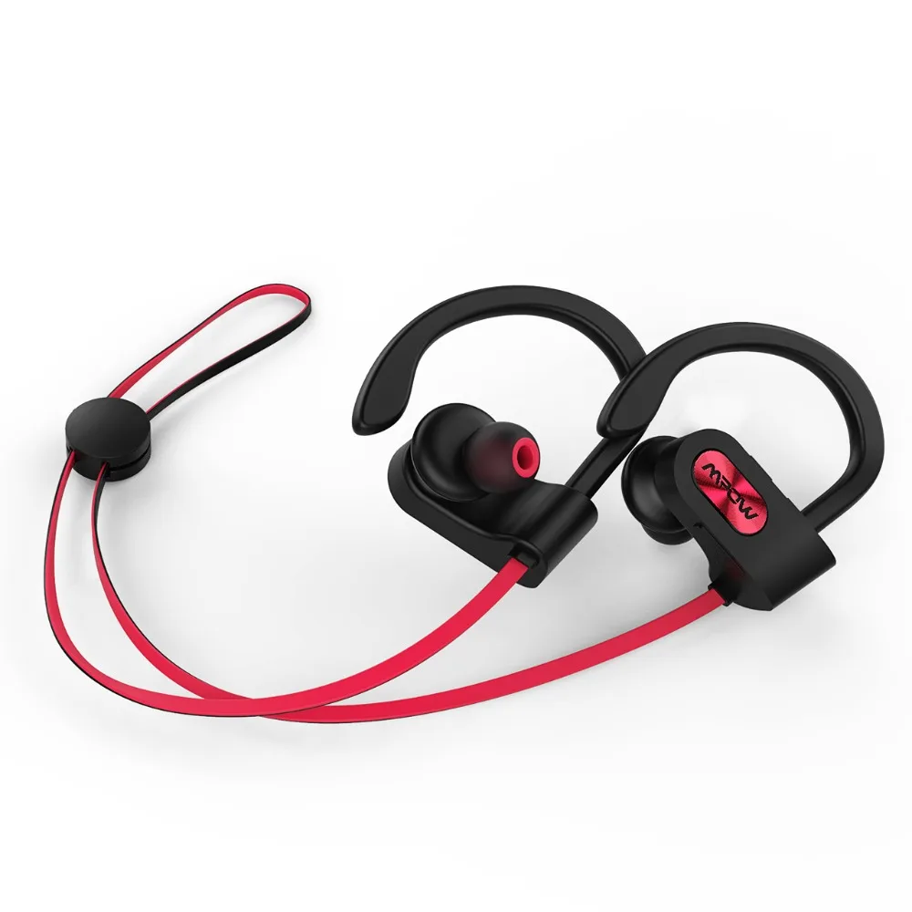 Дешево Mpow пламя IPX7 водонепроницаемый Bluetooth 4,1 наушники с шумоподавлением Наушники Hi Fi стерео Беспроводные спортивные наушники с микрофоном чехол