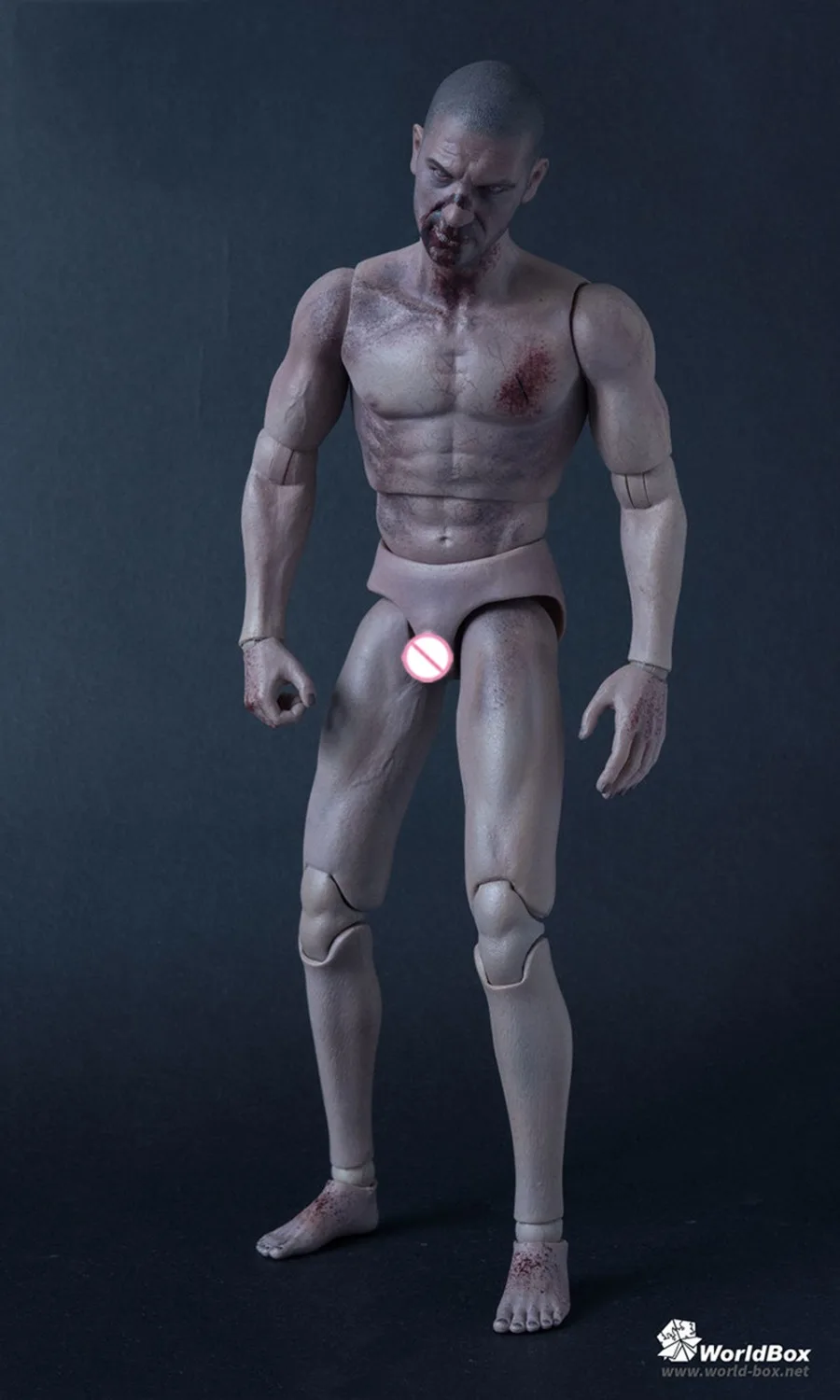

With head blood body Toy AT019 1/6 Scale The Zombie Evil Dead Action Figure Body Head Sculpt set corpse figure body