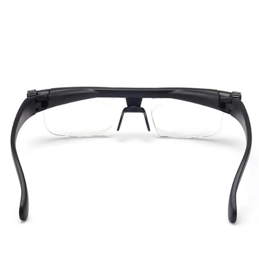 Adjustable Glasses Non-Prescription Lenses for Nearsighted Farsighted Computer Reading Driving Unisex Variable Focus Glasses