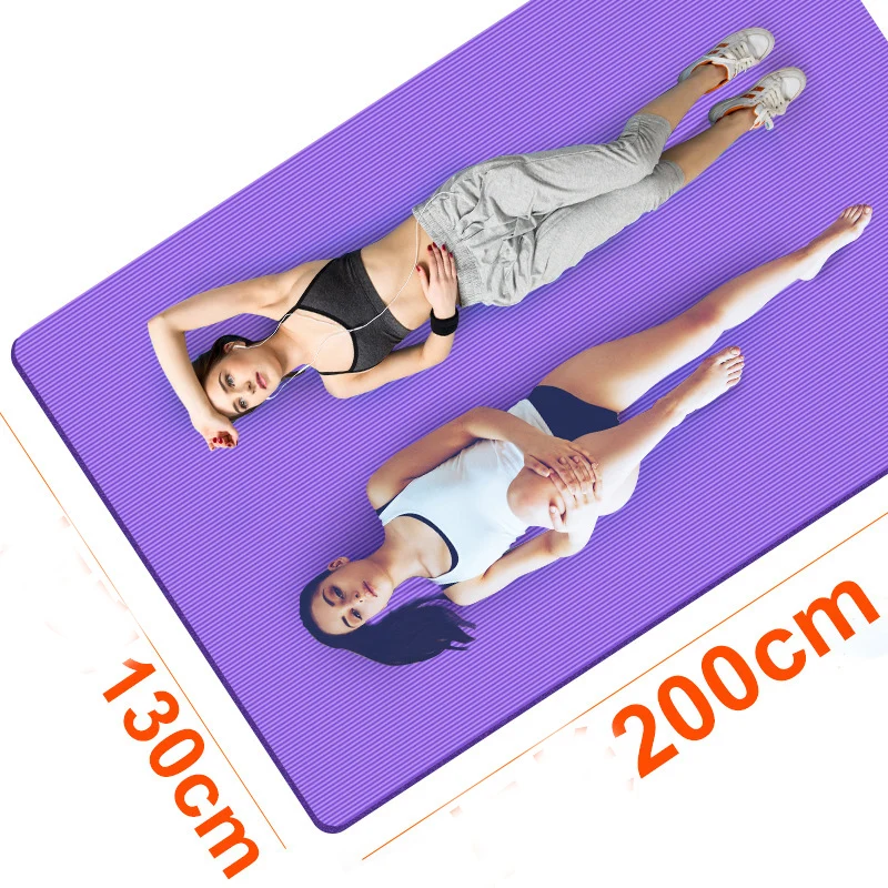 Nbr Big 200*130cm Widen 130cm Lengthened 200cm Double Person Yoga Mat