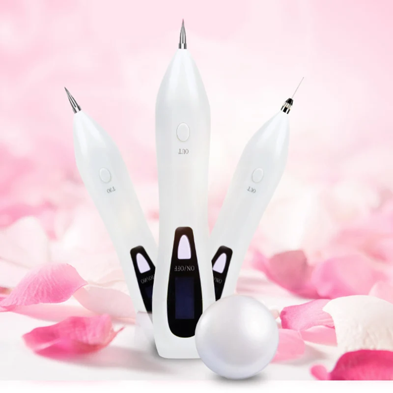 

LCD 6 Gear Adjustable Rechargeable Mole Removal Pen Skin Tag Freckle Warts Dot Tattoo Remover HS11