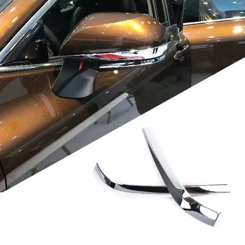 2Pcs ABS Car Side Back Rearview Mirror Stripe Trim Cover Exterior Parts For Toyota Camry 2018 New Chromium Styling 2Pcs ABS Car Side Back Rearview Mirror Stripe Trim Cover Exterior Parts For Toyota Camry 2018 New Chromium Styling
