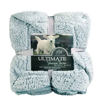 

WINLIFE Super Soft Faux Fur Sherpa Throw Blanket