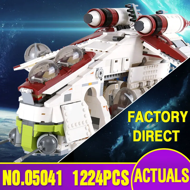 

L Model Compatible with Lego L05041 1175pcs Gunship Models Building Kits Blocks Toys Hobby Hobbies For Boys Girls