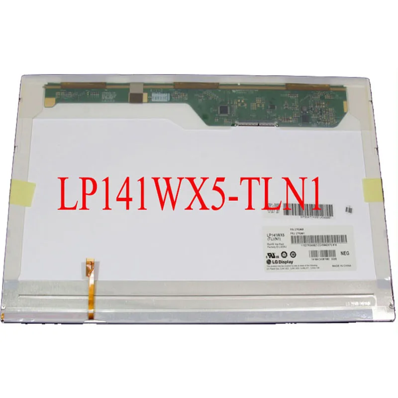 14,1 ''ЖК-экран для ноутбука LTN141AT12 B141EW05 V3 LP141WX5 TLN1 с пряжкой для DELL E5400 E5500 E6400 ноутбук с алюминиевым корпусом Замена дисплея