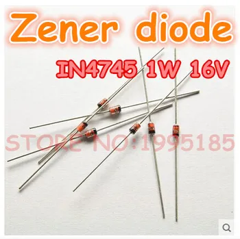 

NEW 100pcs/lot IN4745 1W 16V 1n4745 4745 Zener diode