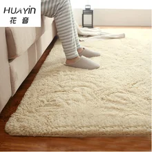 Овчины ковров простой современной гостиной журнальный столик спальня полный пол-кровать одеяло прямоугольный пользовательские