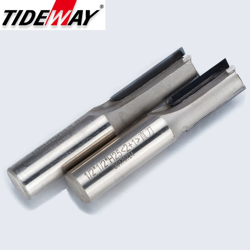 Tideway 1/2 хвостовик Алмазная Чистящая Нижняя Концевая мельница деревообрабатывающий резак шпаттер станок ЧПУ гравировальный инструмент PCD фреза