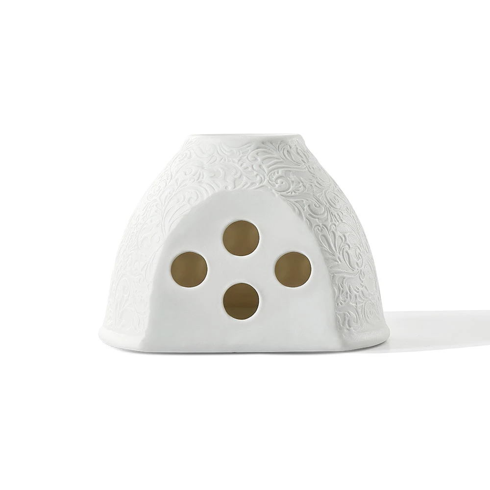 Conduziu a Luz da Noite em Casa Interior da ue Nordic Simples Cerâmica Branca - Eua Plug Iluminação Bebê Sono Leve Romântico Presente Fragrância Lâmpada no 6 Luzes noturnas