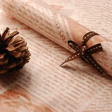 200 коричневая бумажная Восковая бумага, жироустойчивое покрытие, для сэндвич Гамбургер еды, конфет подарочная упаковка для мыла