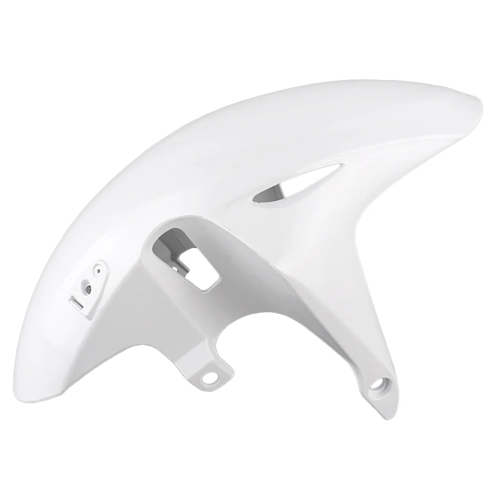 Unpainted White Front Wheel Fender Mudguard Splash Extension Extender Fairing Cover For Honda CBR600F CBR 600F 2011 Bodykit