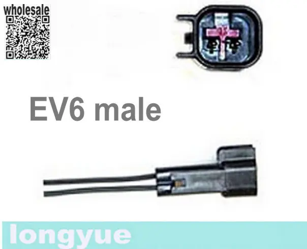 Longyue 10 шт. 2-сторонний EV6 Штекерный топливный инжектор Электрический Разъем pigtail |