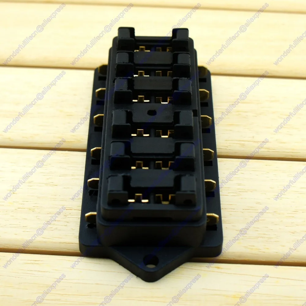 6 Way Standard Blade Fuse Box Holder Car Truck Rv Camper Van Boat RV Power Converter Wiring Rv Camper Fuse Box
