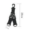 Tactical Nylon Webbing Backpack Hook Multifunctional Carabiner D-Shaped Keychain Double-split quick release hanging Buckle ► Photo 3/6