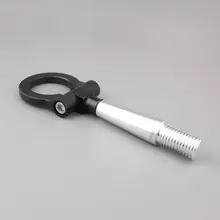 Барбекю@ FUKA алюминиевый передний задний винт гоночный ЧПУ Буксировочный Крюк складной предназначен для Mitsubishi Lancer Evo EX аксессуары для стайлинга автомобилей