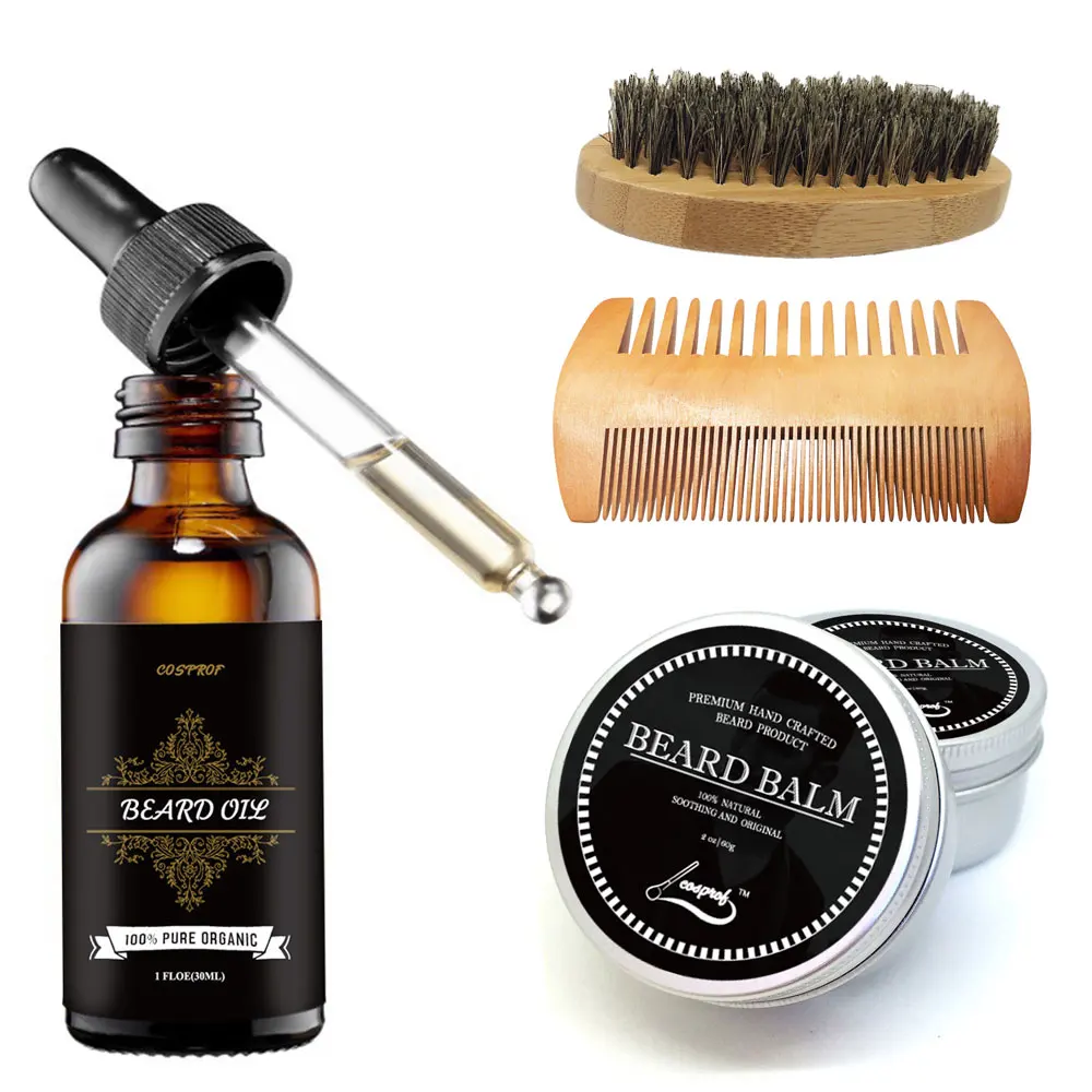 COSPROF Moustache Cream Beard Oil Set Anti static Moustache & Beard