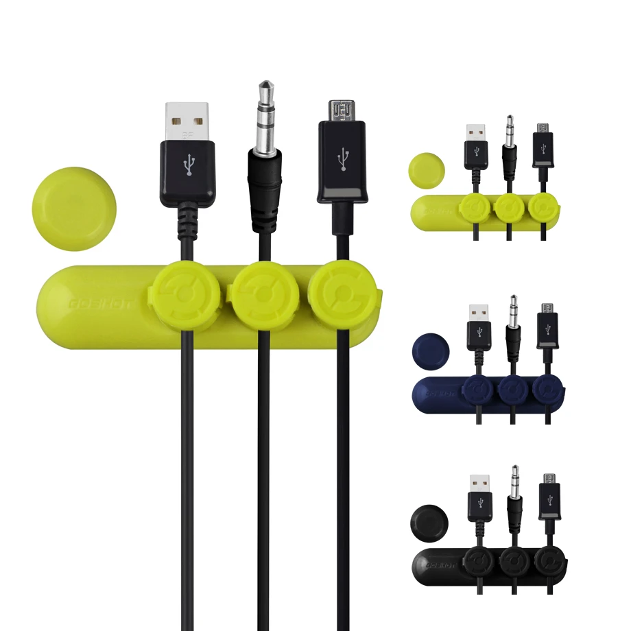 Winder Mobile Phone Cable Organizer 3 Button Multipurpose
