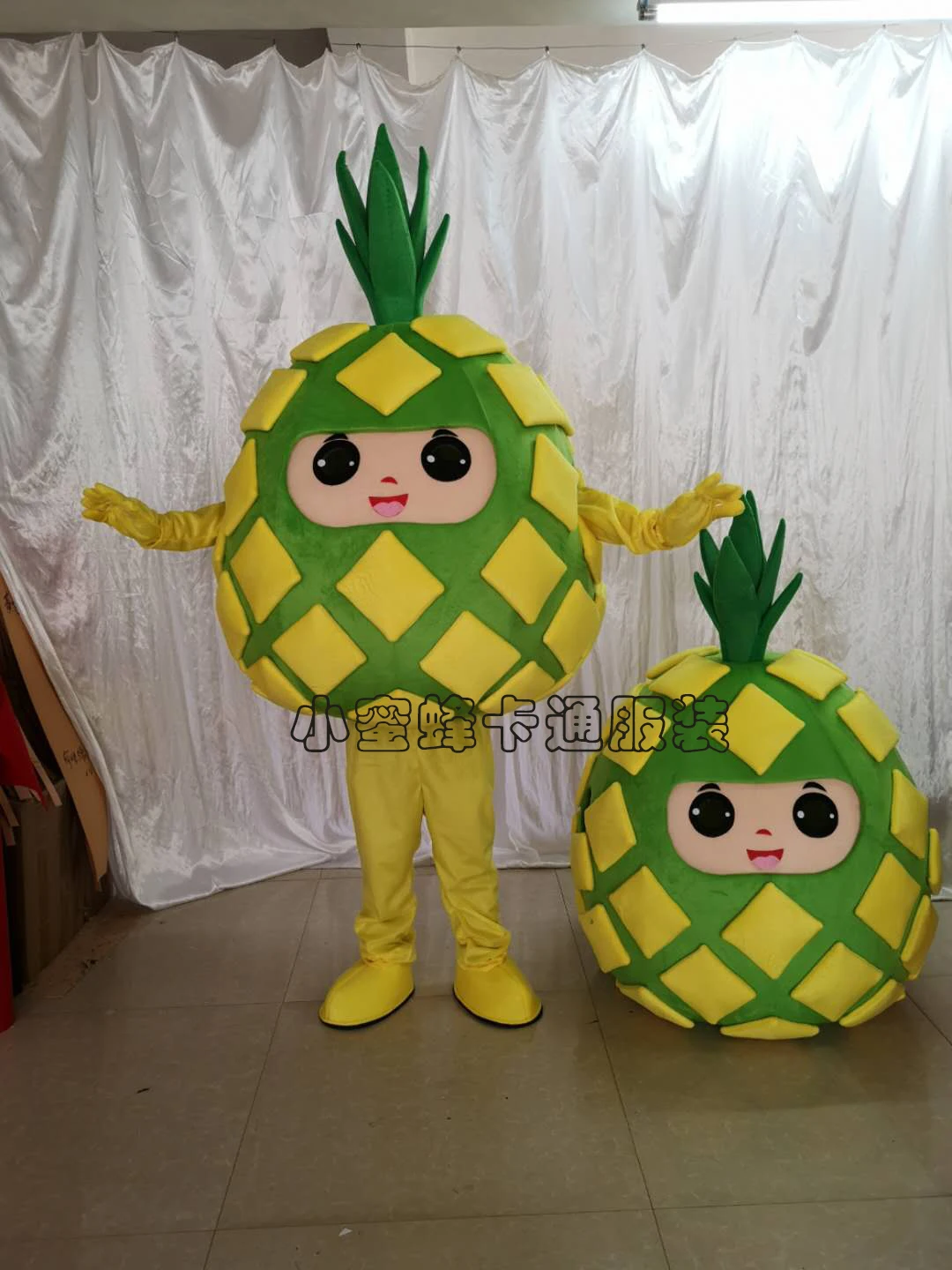 

Pineapple Mascot Costume Fruit Cartoon Apparel Halloween Birthday Cosplay Adult Size Performance Prop costume Adult Outfit