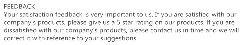 feedback