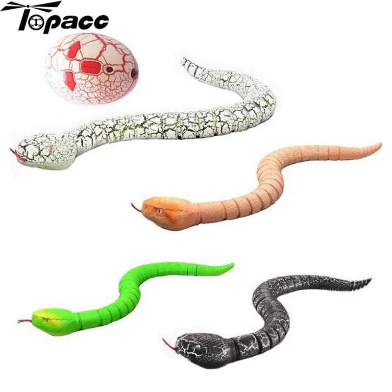 

2019 Funny Remote Control Plastic Snake Rattle Snake Animal Trick Terrify Toys For Children KIds Jokes Novelty