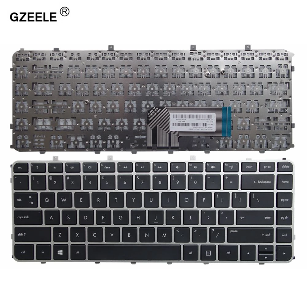 GZEELE новый ноутбук США клавиатура для hp Envy 4-1020ss 4-1050er 4-1051er 4-1052er 4-1107tu с рамкой