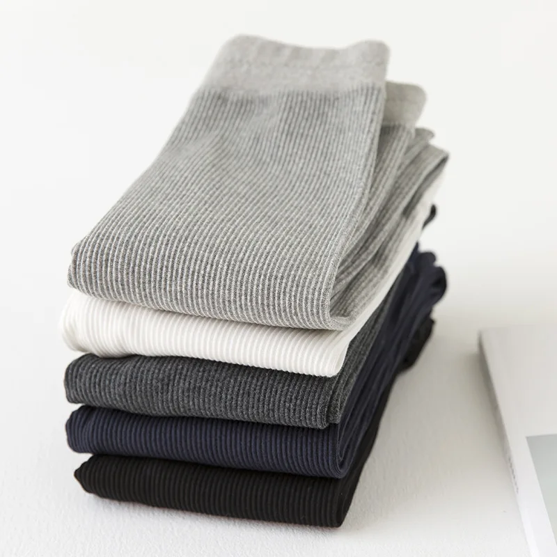 Goede Vrouwen Zwart Grijs Leggings Skinny Broek Kawaii Leuke Rib Legins Meisjes Comfort Katoen Spandex Stretch Legging Dames Leggings wk033