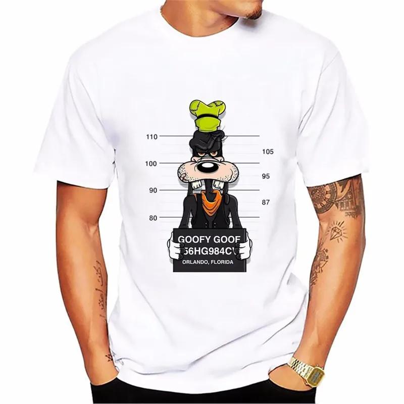 

2019 Donald Duck Goofy t shirt MEN TOPS short sleeve casual funny dog mouse cartoon tshirt top tee