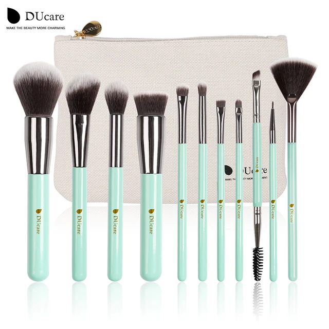 Ucanbe Brand 8pcs Luxury Rose Gold Metal Makeup Brushes Set Grasp