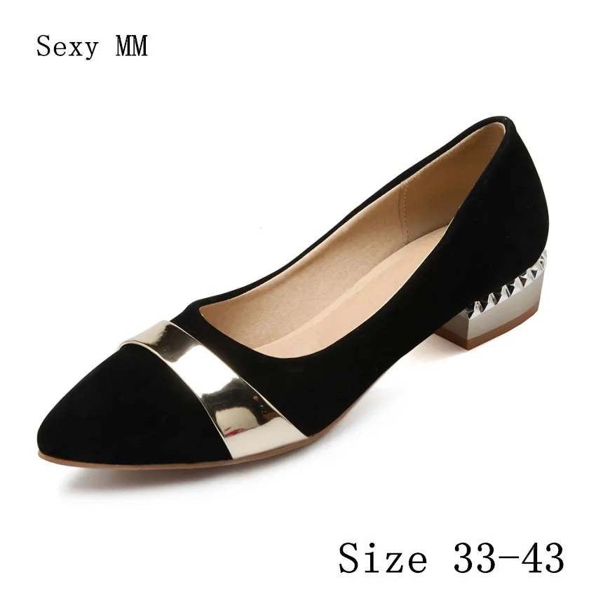 Low High Heels Women Pumps Stiletto Low High Heel Shoes Woman Party