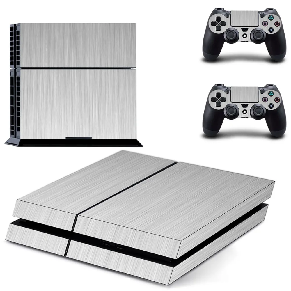 Чистый цвет белый черный прозрачный стикер кожи PS4 Виниловая наклейка для Sony